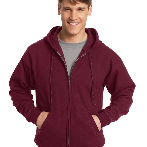 Hanes Ecosmart® Full-Zip Hooded Sweatshirt P180 Ecosmart® Full-Zip Hooded Sweatshirt Thumbnail