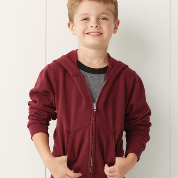 NuBlend® Youth Full-Zip Hooded Sweatshirt Thumbnail