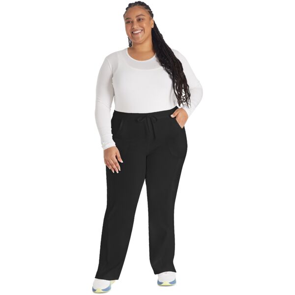 Mid Rise Straight Leg Drawstring Pant Thumbnail