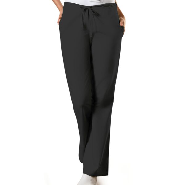 Cherokee.Originals Natural Rise Flare Leg Drawstring Pant 4101  Natural Rise Flare Leg Drawstring Pant Thumbnail