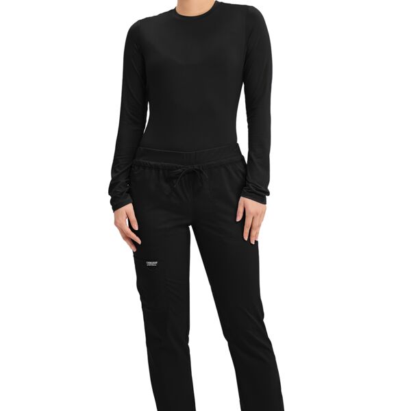 Cherokee.Revolution Mid Rise Tapered Leg Drawstring Pant WW105 Mid Rise Tapered Leg Drawstring Pant Thumbnail