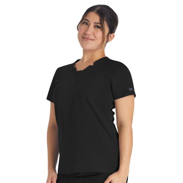 Notched V-Neck Top Thumbnail