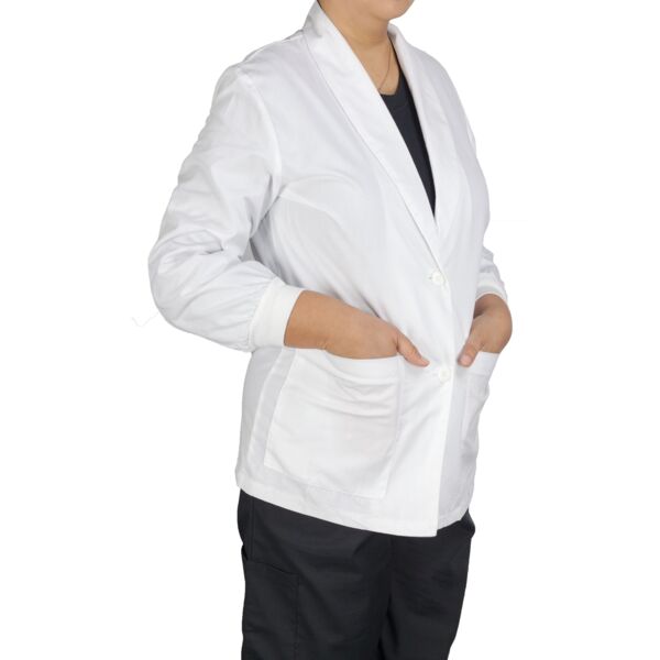 33" WOMEN'S LAB COAT LONG SLEEVE CUFFED Thumbnail