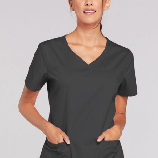 Ladies V-Neck Scrub Top Thumbnail