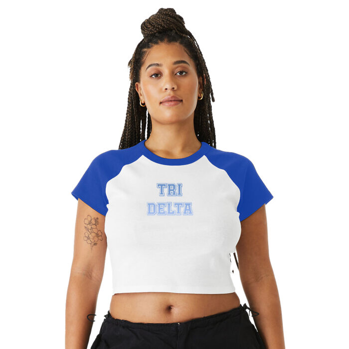 Baseball Baby Tee Thumbnail