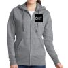 Ladies Classic Full Zip Hooded Sweatshirt Thumbnail