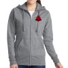 Ladies Classic Full Zip Hooded Sweatshirt Thumbnail