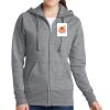 Ladies Classic Full Zip Hooded Sweatshirt Thumbnail
