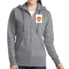 Ladies Classic Full Zip Hooded Sweatshirt Thumbnail