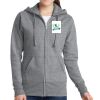 Ladies Classic Full Zip Hooded Sweatshirt Thumbnail