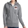 Ladies Classic Full Zip Hooded Sweatshirt Thumbnail