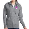 Ladies Classic Full Zip Hooded Sweatshirt Thumbnail