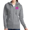 Ladies Classic Full Zip Hooded Sweatshirt Thumbnail