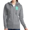 Ladies Classic Full Zip Hooded Sweatshirt Thumbnail