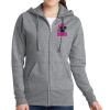 Ladies Classic Full Zip Hooded Sweatshirt Thumbnail